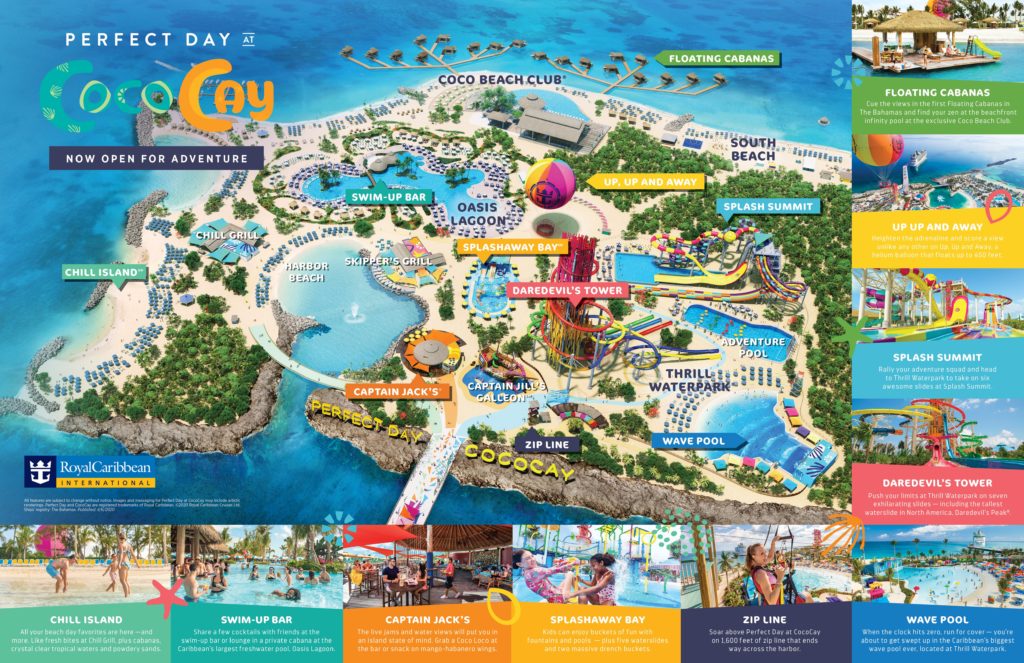 Perfect Day CocoCay Map
